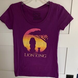 Disney The Lion King Purple Sunset Kids T-Shirt